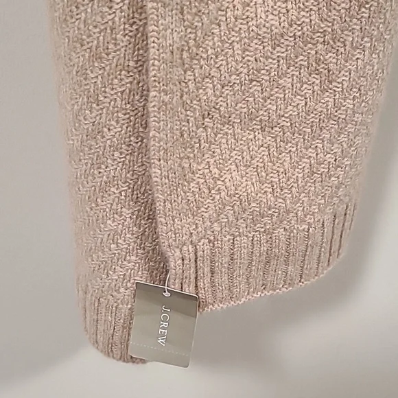 J Crew Soft Cashmere Scarf Neck Soft Warm Classic Neutral Luxe Cozy *READ - Picture 3 of 4